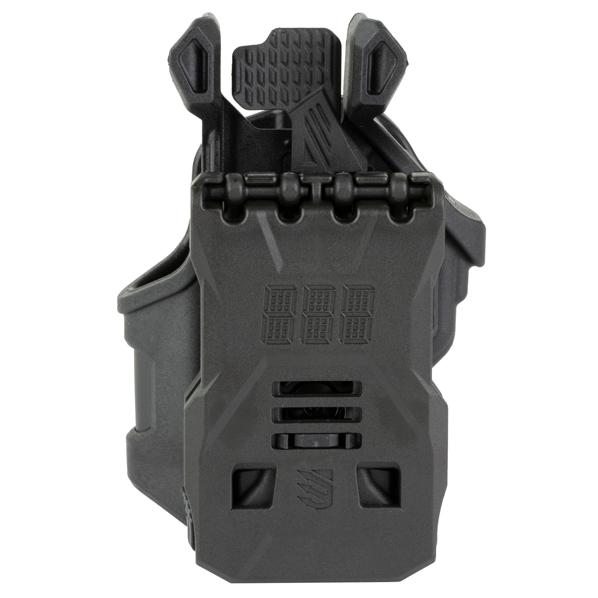 BLACKHAWK T-Series Level 2 Compact Duty Holster for Springfield Hellcat 9mm, Right Hand, Black Polymer