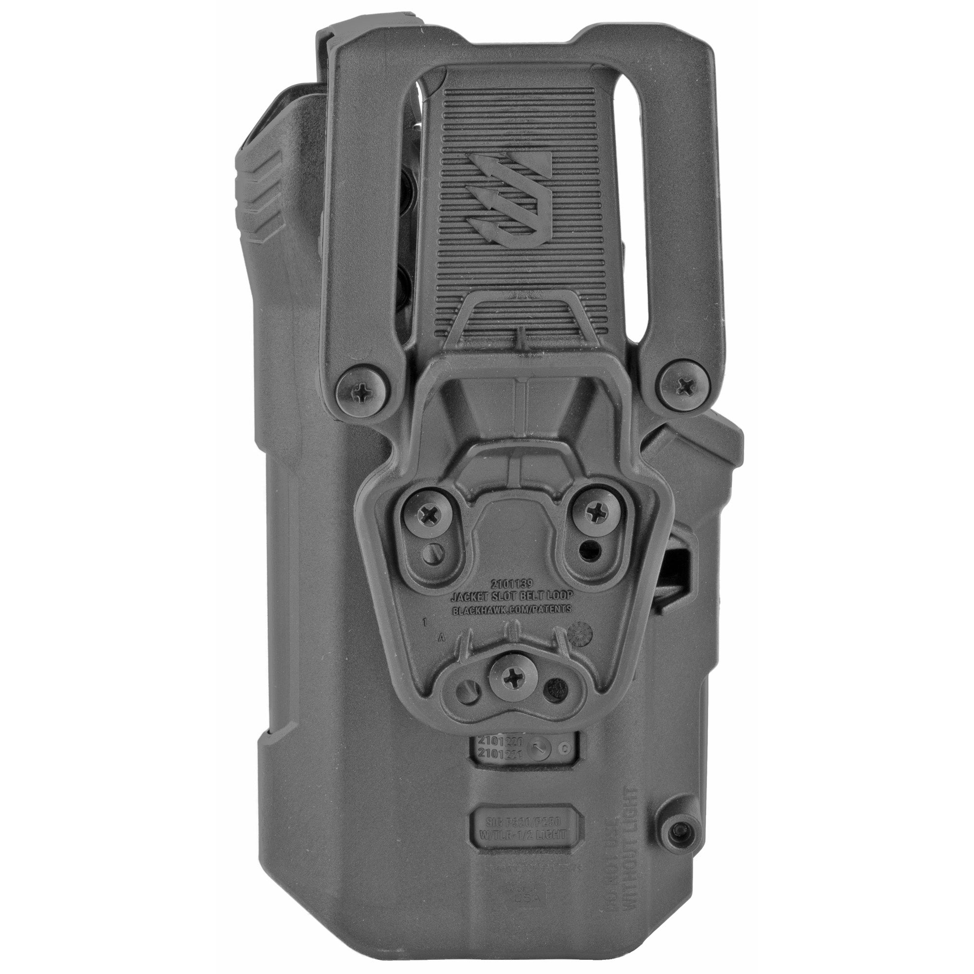 BLACKHAWK T-Series L3D Duty Holster for SIG P320 with TLR1/2, Right Hand, Black
