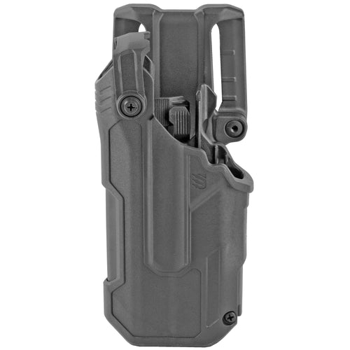 BLACKHAWK T-Series LH Duty Holster for Glock 17 with TLR7 – Left Hand, Black