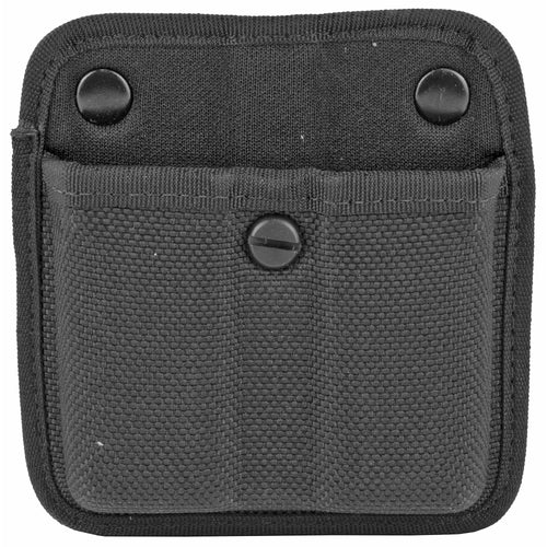 Bianchi Model 7320 AccuMold Triple Threat II Double Magazine Pouch - Black Nylon
