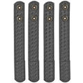 Bianchi AccuMold Elite 7906 Belt Keeper 4-Pack in Black with Hidden Snap Closure
