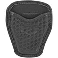 Bianchi Model 7334 AccuMold Open Handcuff Case in Black with Dual Web Belt Loop