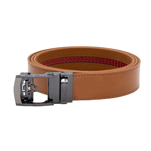 Bianchi EDC NexBelt Leather Belt for Concealed Carry and Tool Attachment – Up to Size 50, Tan