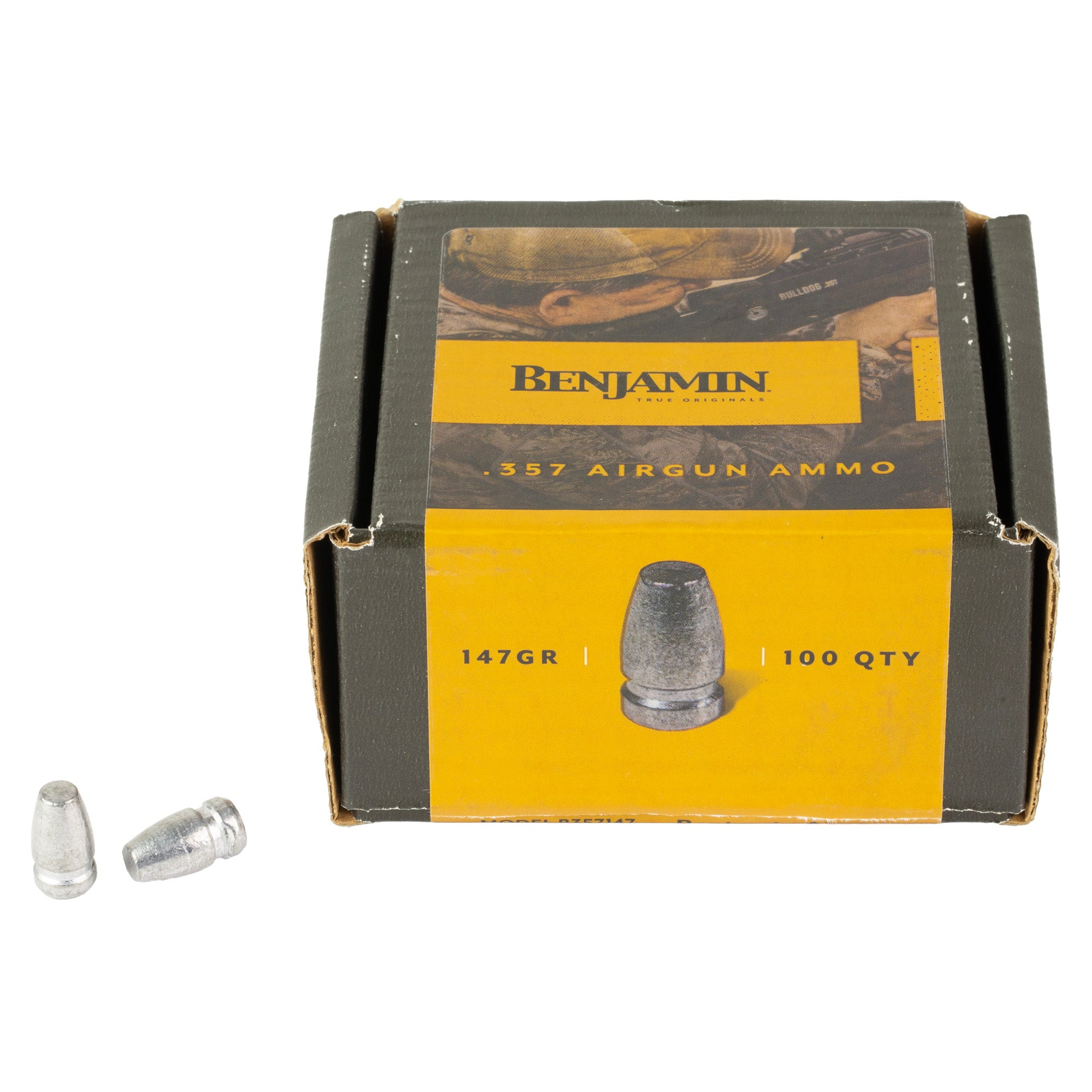 Benjamin Sheridan .357 Caliber 147-Grain Flat Point Pellets – High-Performance Air Rifle Ammo