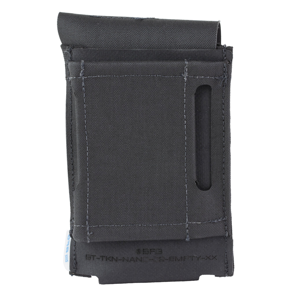 Blue Force Gear Nano ES Emergency Medical Kit – Black, Model BT-TKN-NANO-02-EMPTY-BK
