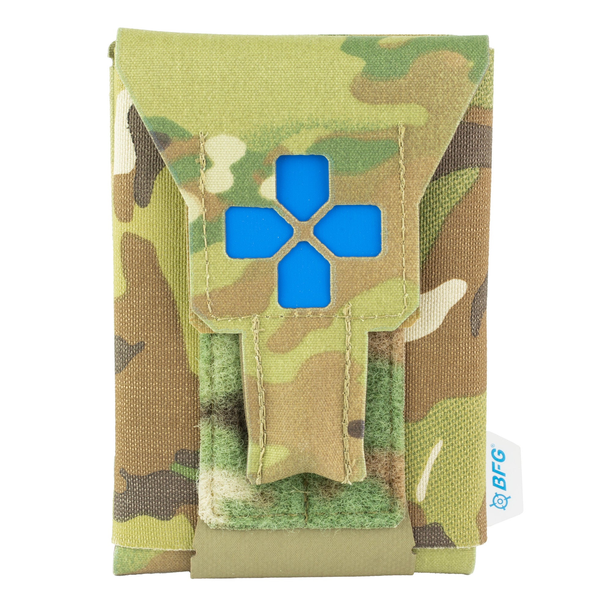 Blue Force Gear Nano Emergency Service Kit (Model: Nano ES, Part #: BT-TKN-NANO-02-EMPTY-MC) in MultiCam