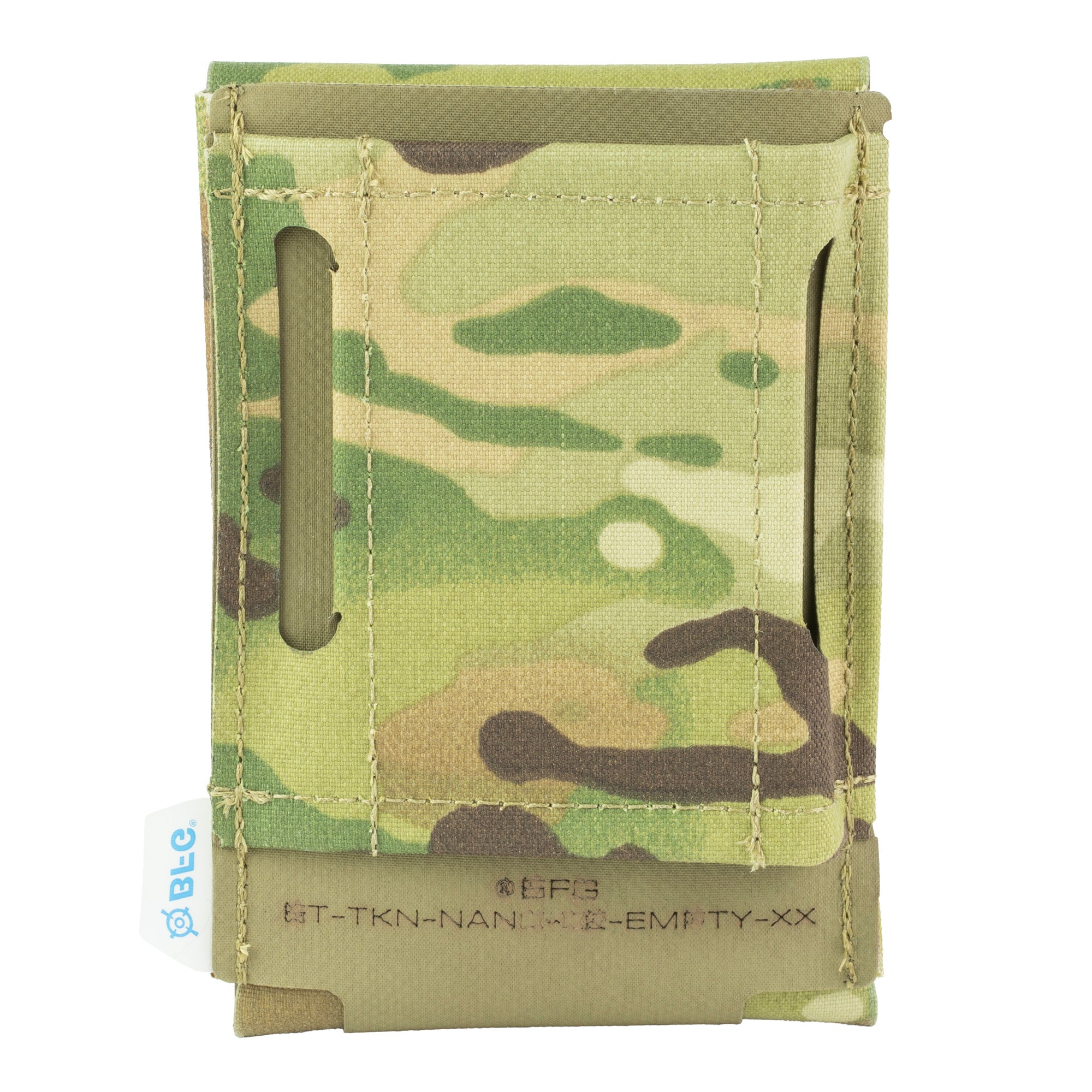 Blue Force Gear Nano Emergency Service Kit (Model: Nano ES, Part #: BT-TKN-NANO-02-EMPTY-MC) in MultiCam