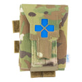 Blue Force Gear Nano Emergency Service Trauma Kit (Model: Nano ES, Part No: HW-TKN-NANO-02-EMPTY-MC) in MultiCam