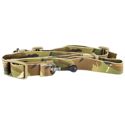 Blue Force Gear Vickers 2-to-1 Sling with RED Swivel - MultiCam