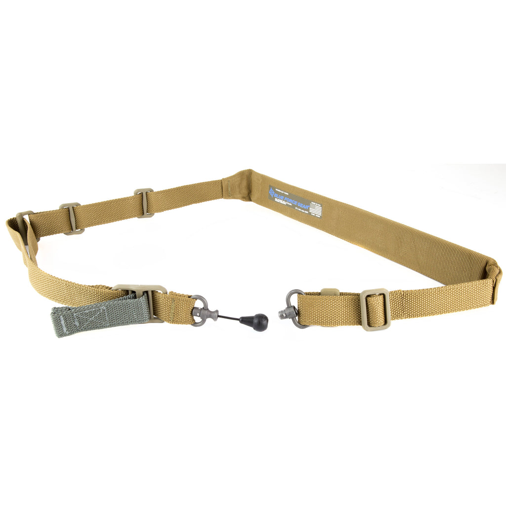 Blue Force Gear Vickers 221 Sling with Molded Acetal Adjuster – Coyote, Part VCAS-2TO1-RED-200-AA-CB