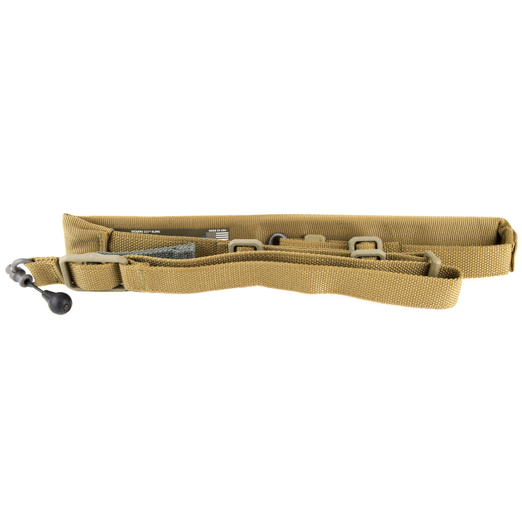 Blue Force Gear Vickers 221 Sling with Molded Acetal Adjuster – Coyote, Part VCAS-2TO1-RED-200-AA-CB