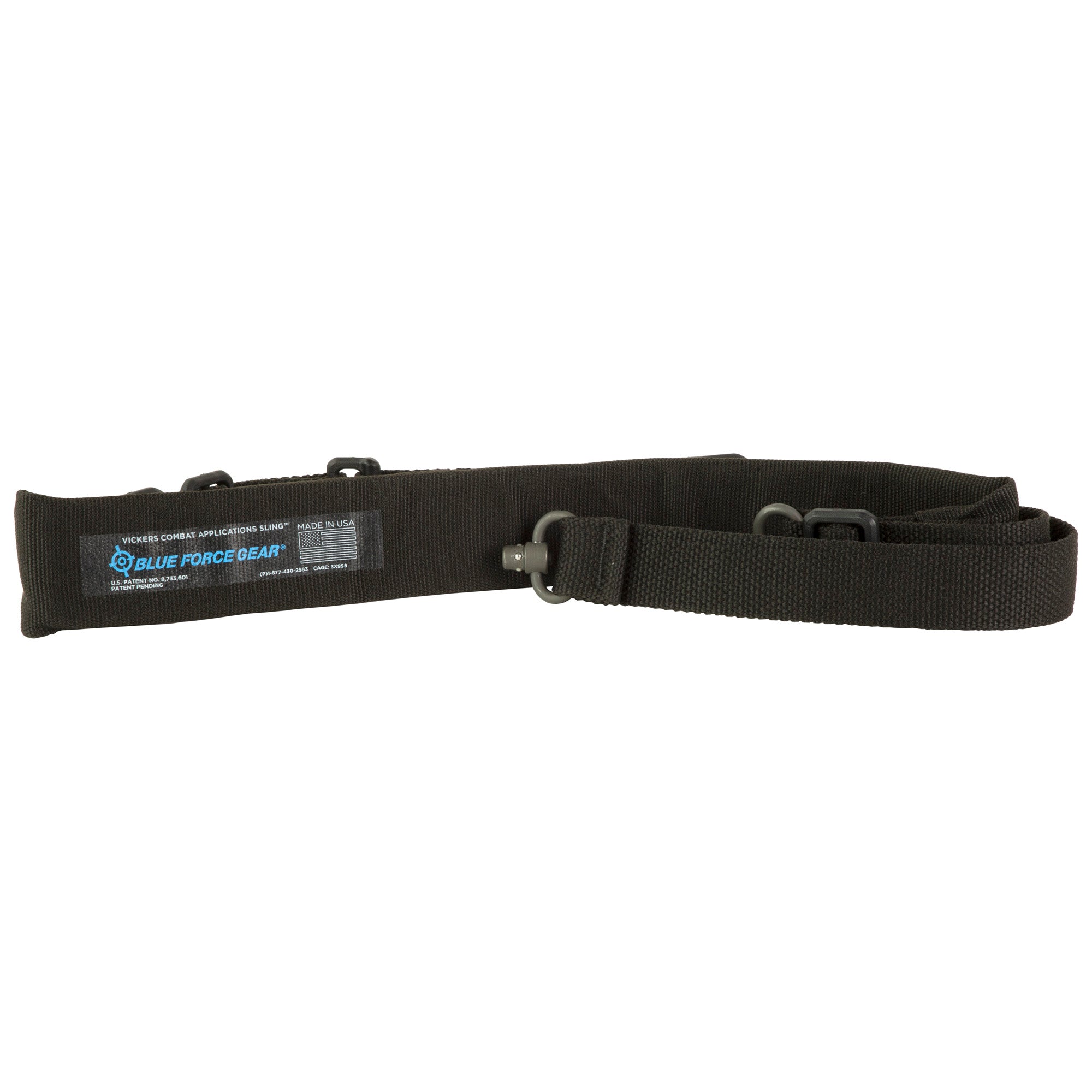 Blue Force Gear Vickers Tactical Push Button Sling Black (Part VCAS-PB-200-AA-BK)