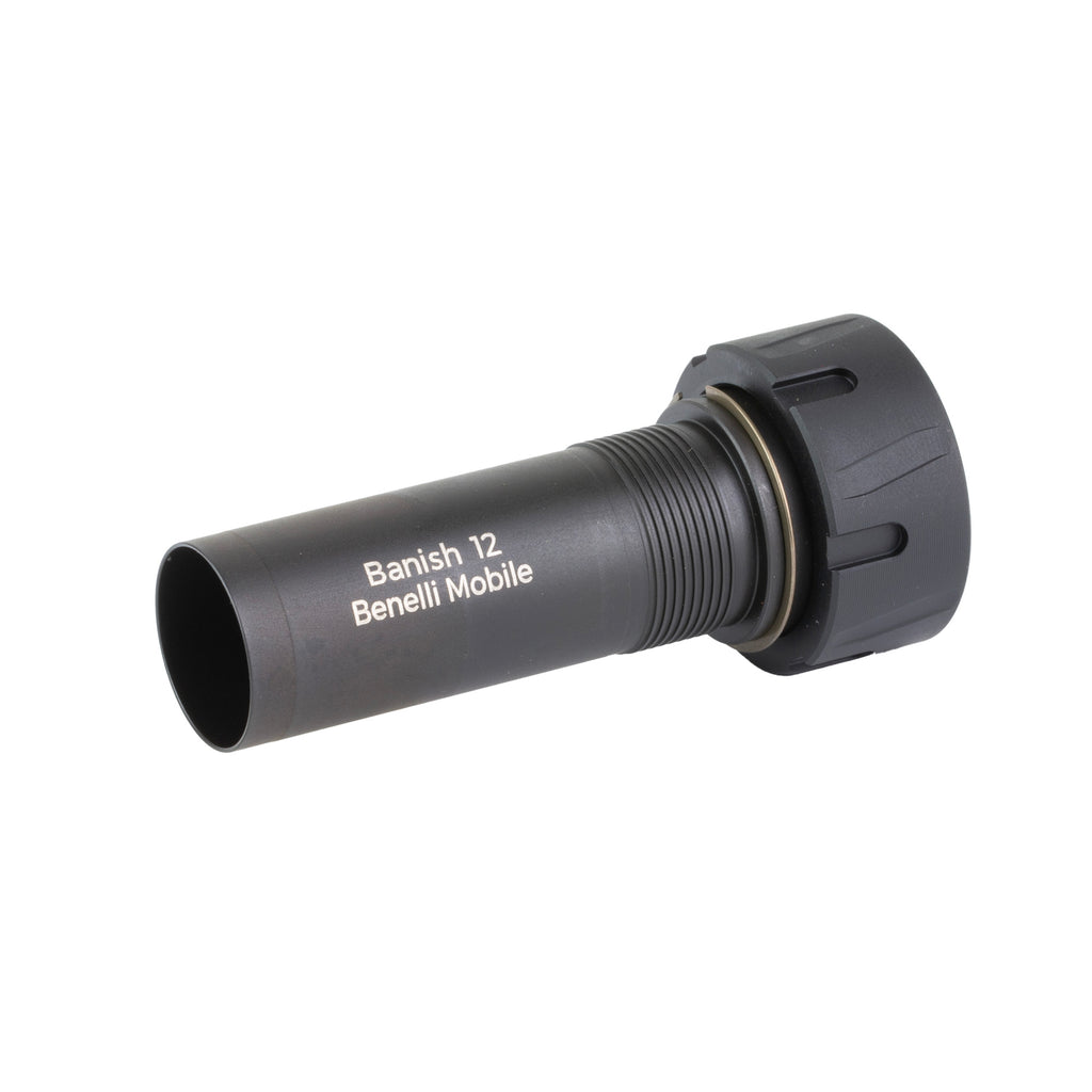 BANISH 12 Gauge Thread Adapter Mount for BANISH 12 Suppressor - Black