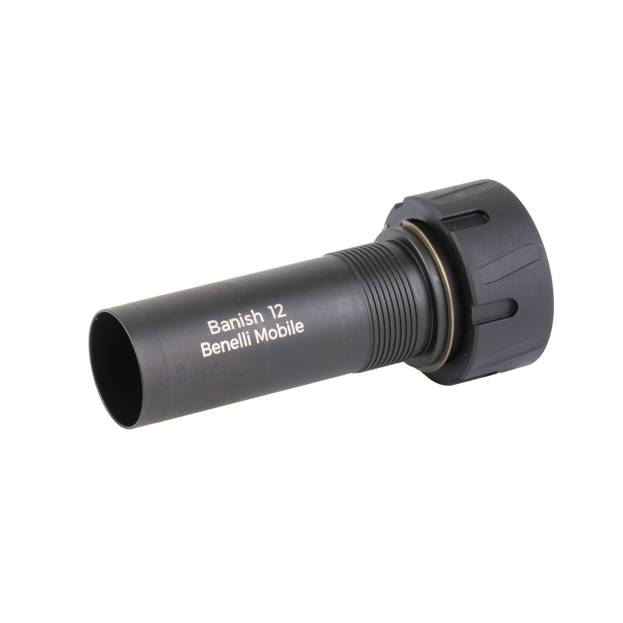 BANISH 12 Gauge Thread Adapter Mount for BANISH 12 Suppressor - Black