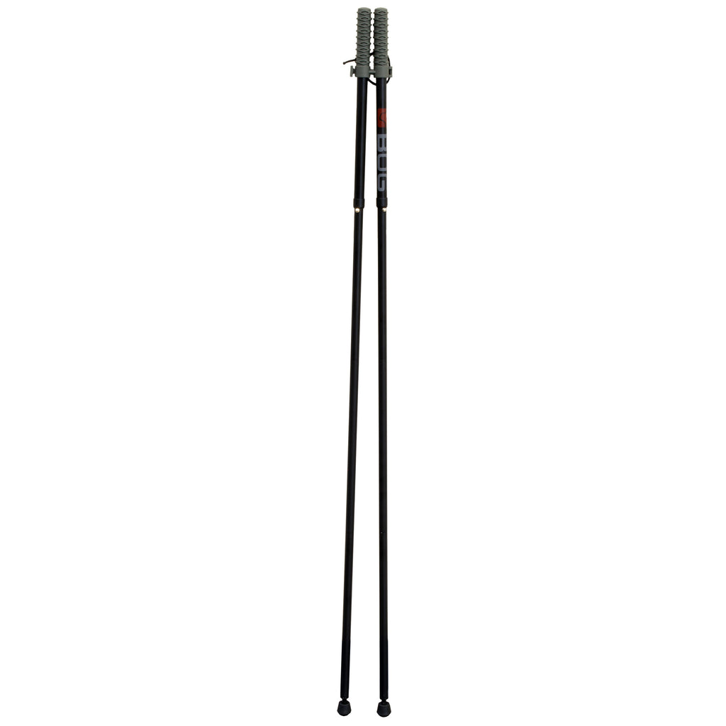 BOG DeadShot Mini Sitting Bipod Black - Compact Aluminum Hunting Support