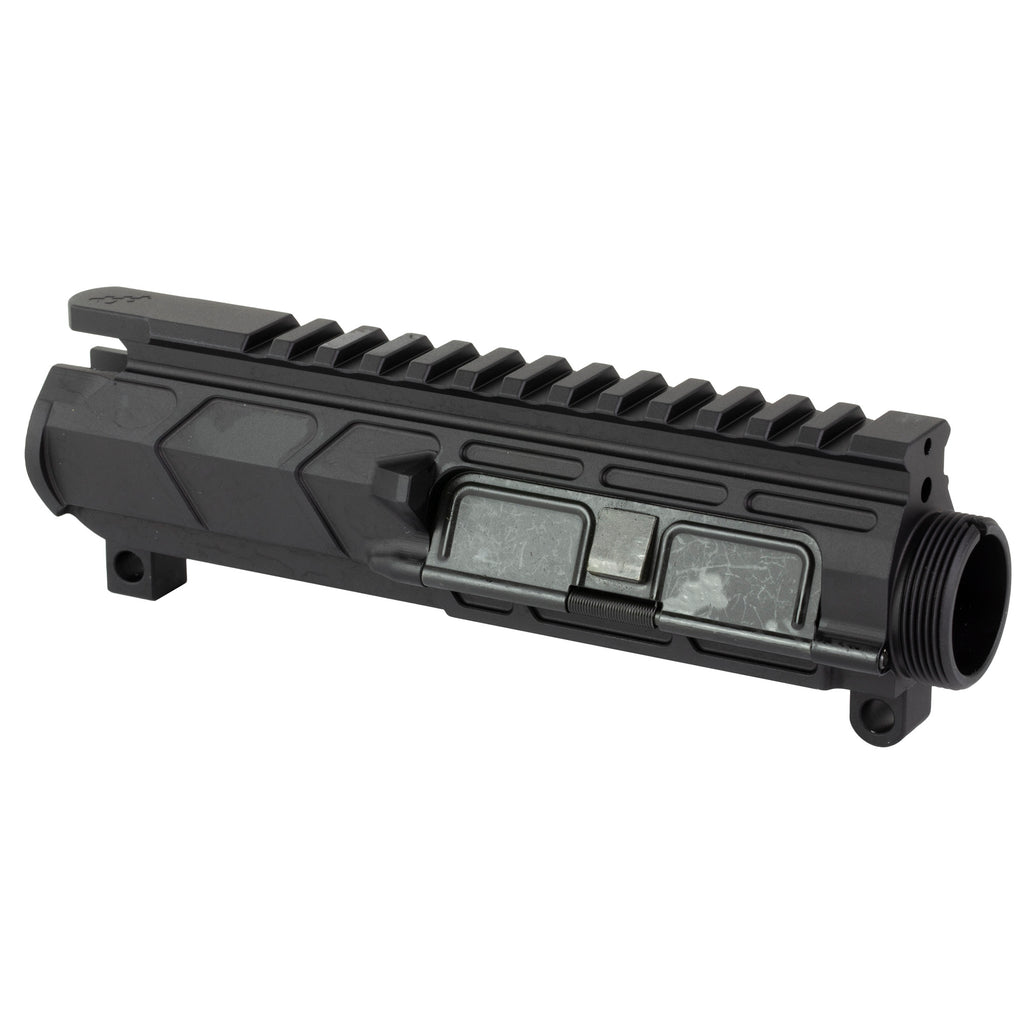Bootleg Billet AR-15 Upper Receiver - Model BP-UR-1A, Lightweight Black MIL-SPEC Hard Anodized Design