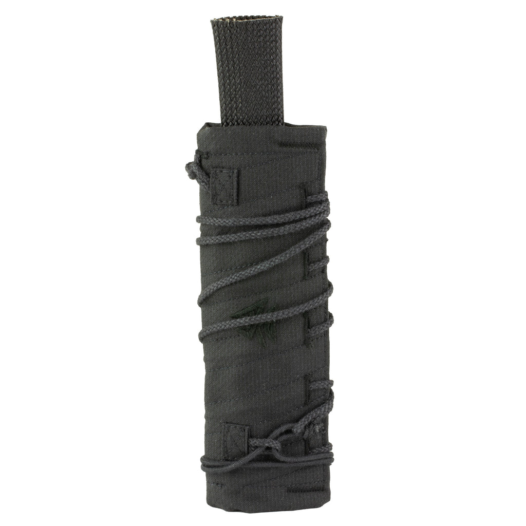 Burn Proof Gear Suppressor Cover Heavy 8.5 x 1.5 inches Black for Improved Fire Resistance