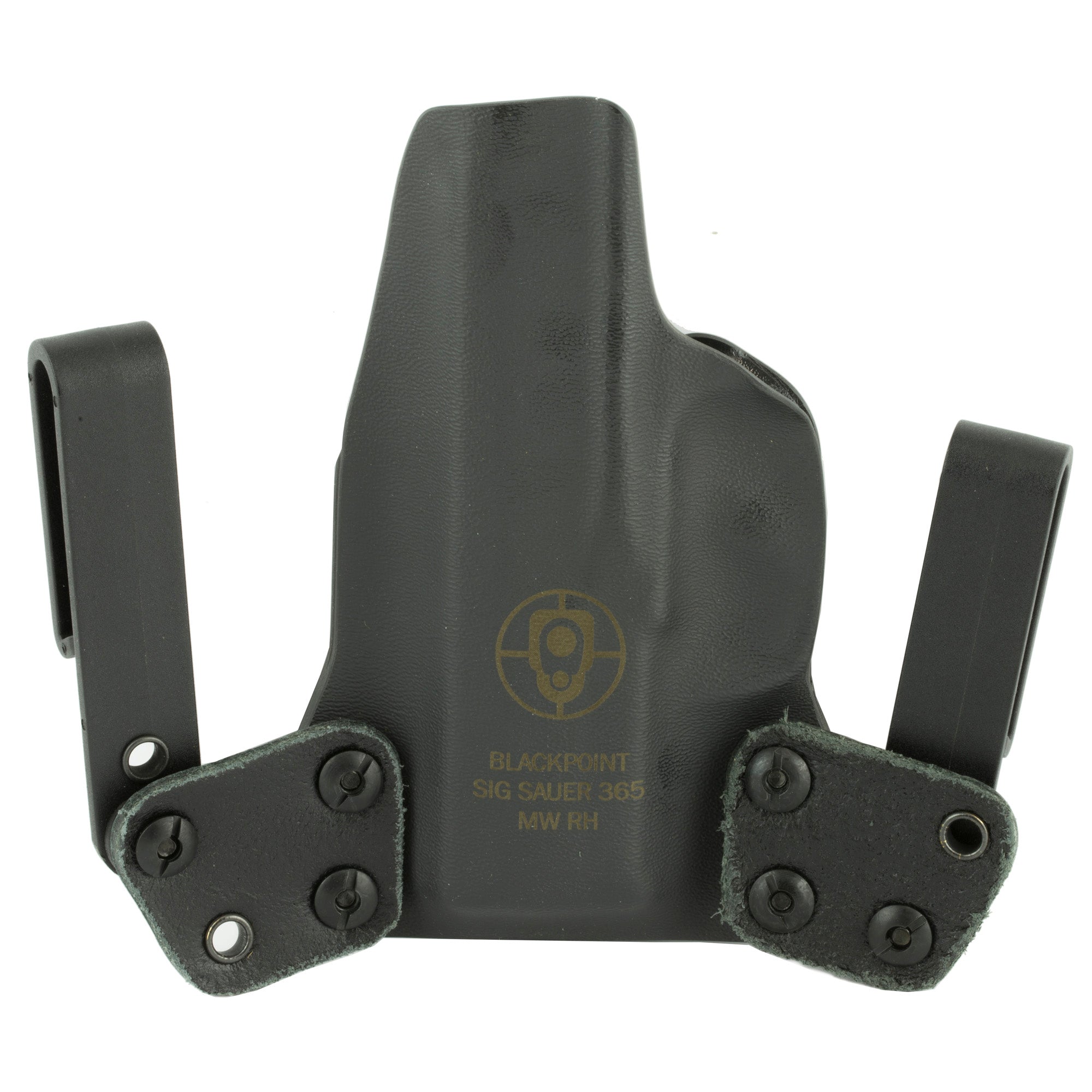 BlackPoint Tactical Mini Wing IWB Holster for Sig P365 – Right Hand, Kydex and Leather Design
