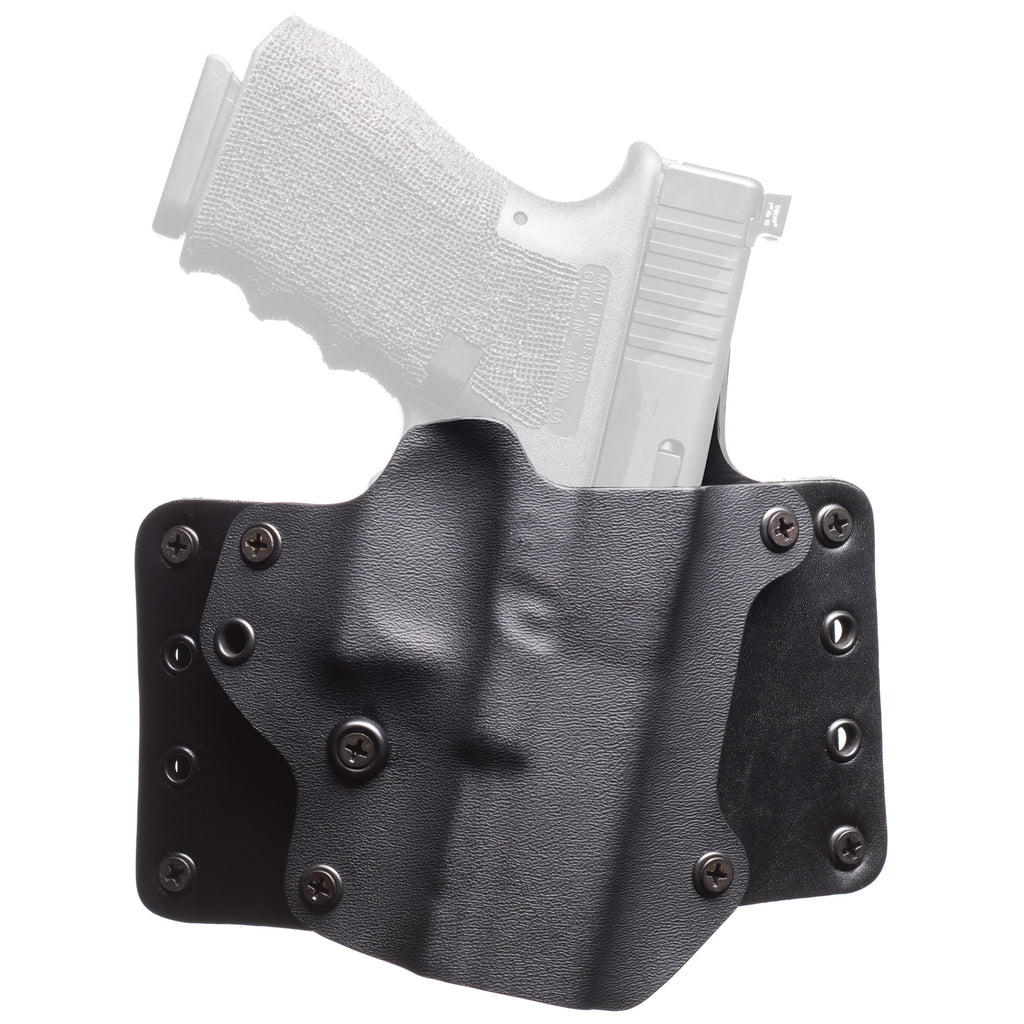 BlackPoint Tactical Leather Wing OWB Holster for Glock 19, Right Hand