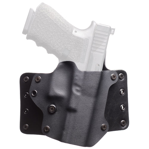 BlackPoint Tactical Leather Wing OWB Holster for Glock 19, Right Hand