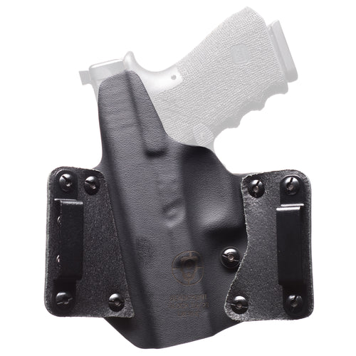 BlackPoint Tactical Leather Wing OWB Holster for Glock 19, Right Hand
