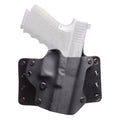 BlackPoint Tactical Leather Wing OWB Holster for Glock 17, Right Hand, Black