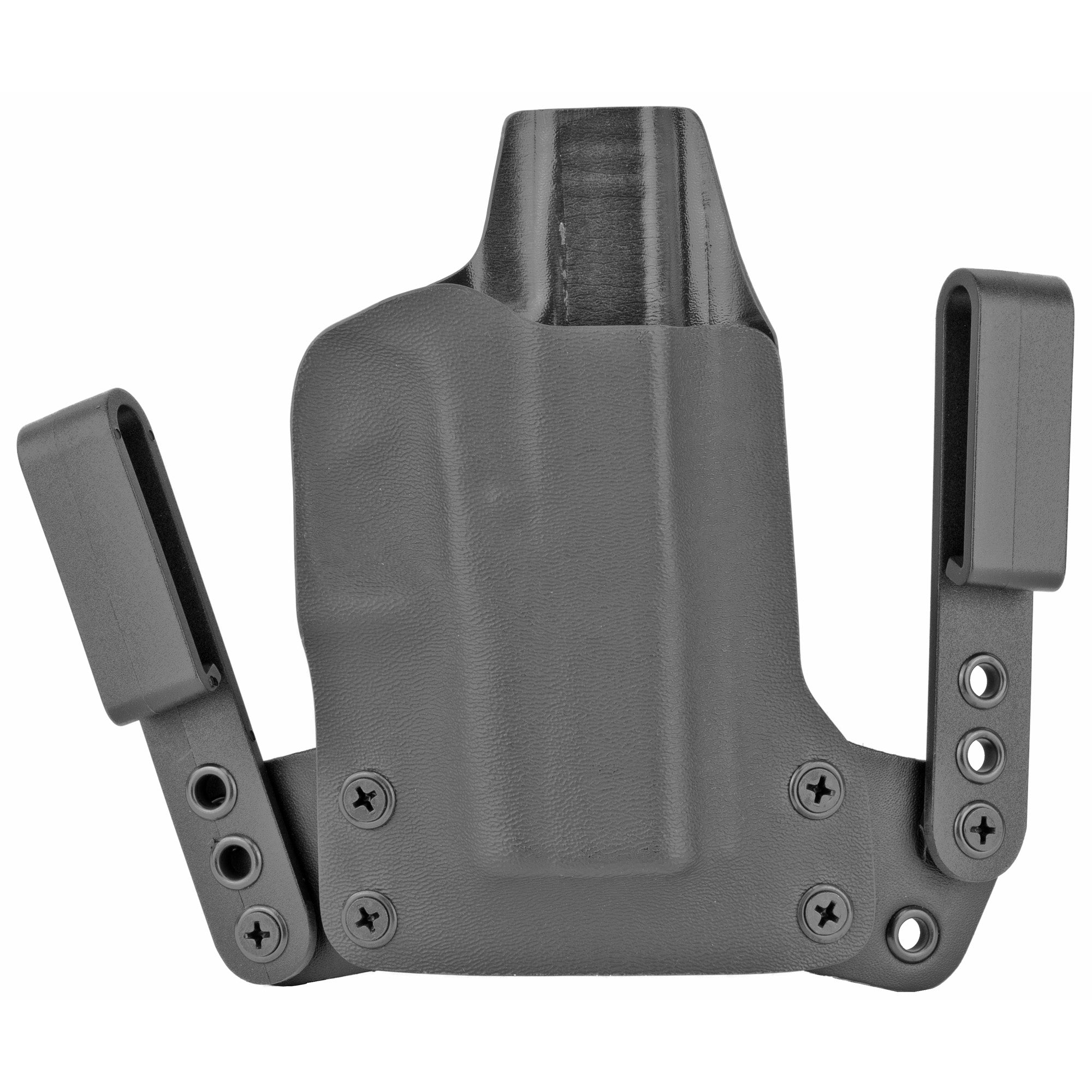 BlackPoint Tactical Mini Wing IWB Holster for Glock 43X, Right Hand, Black Kydex