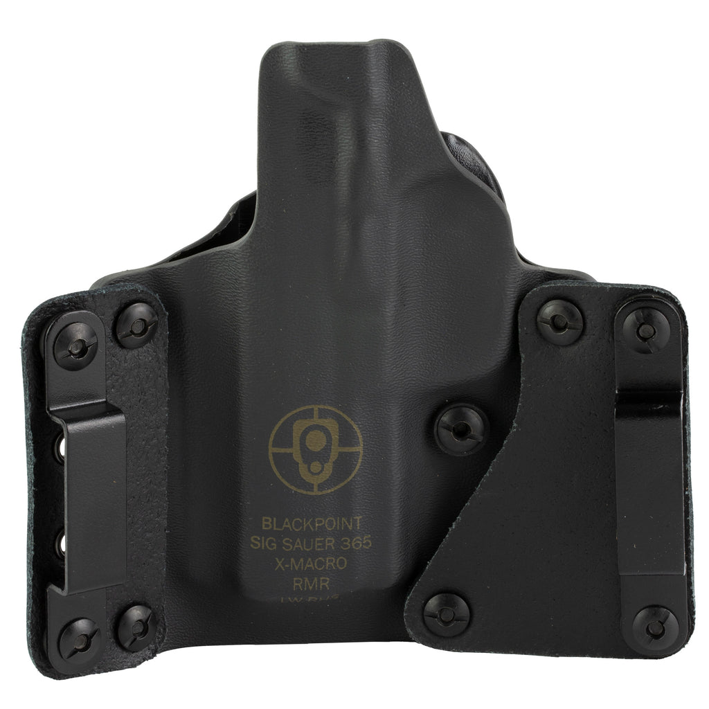 BlackPoint Tactical Leather Wing OWB Holster for Sig 365 XMacro - Right Hand