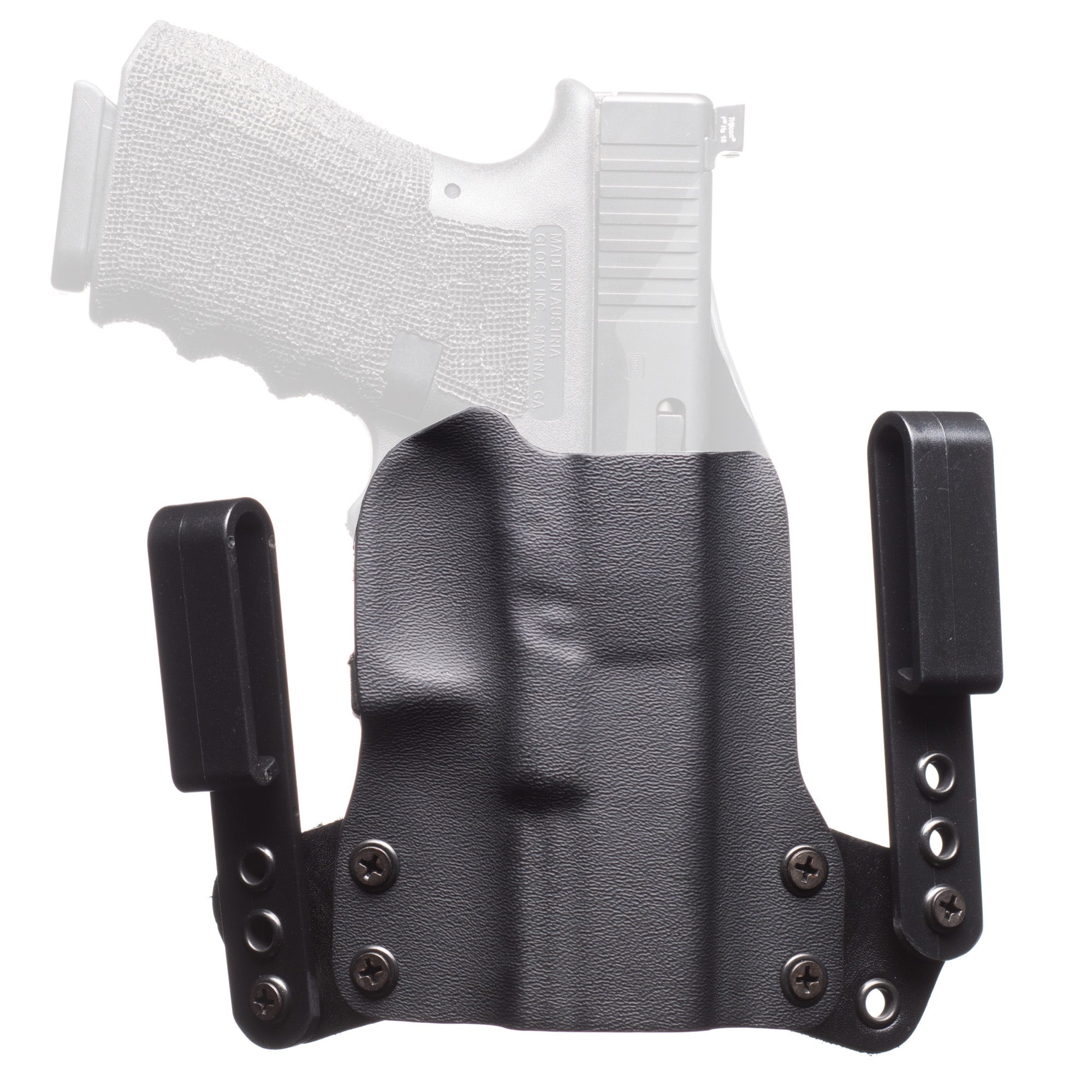 BlackPoint Tactical Mini Wing IWB Holster for SIG P365 AXG, Right Hand, Black Leather and Kydex