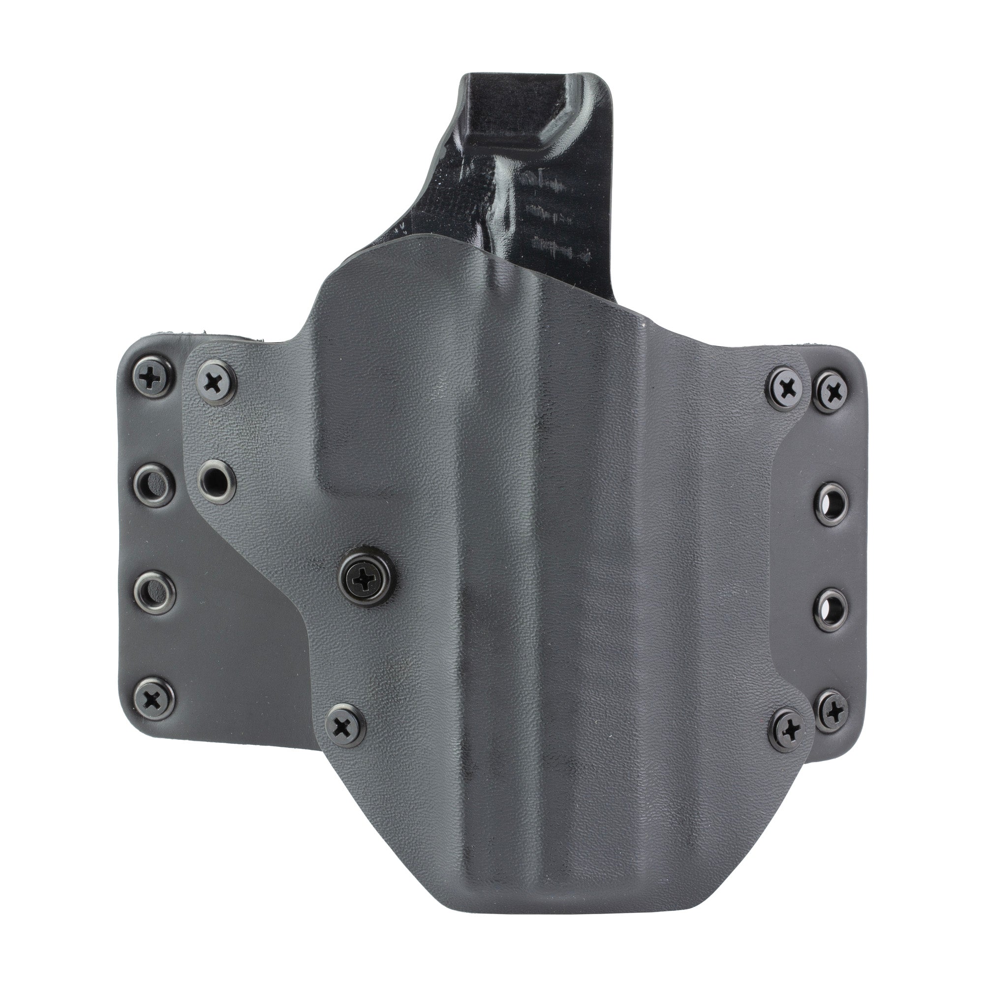 BlackPoint Tactical Leather Wing Outside Waistband Holster for SIG P211-GTO – Right Hand, Black