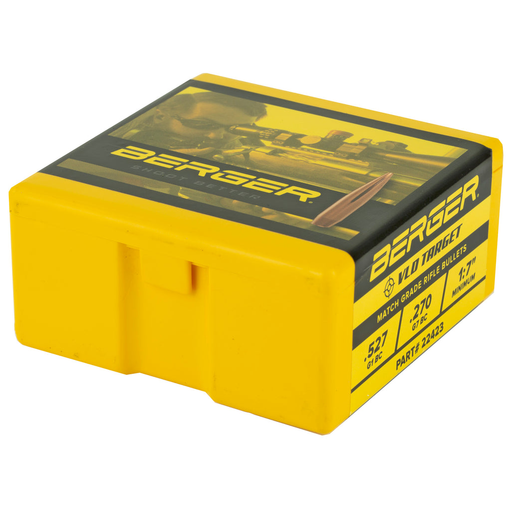 Berger Bullets .224 90 Grain VLD Target Bullets - 100 Count