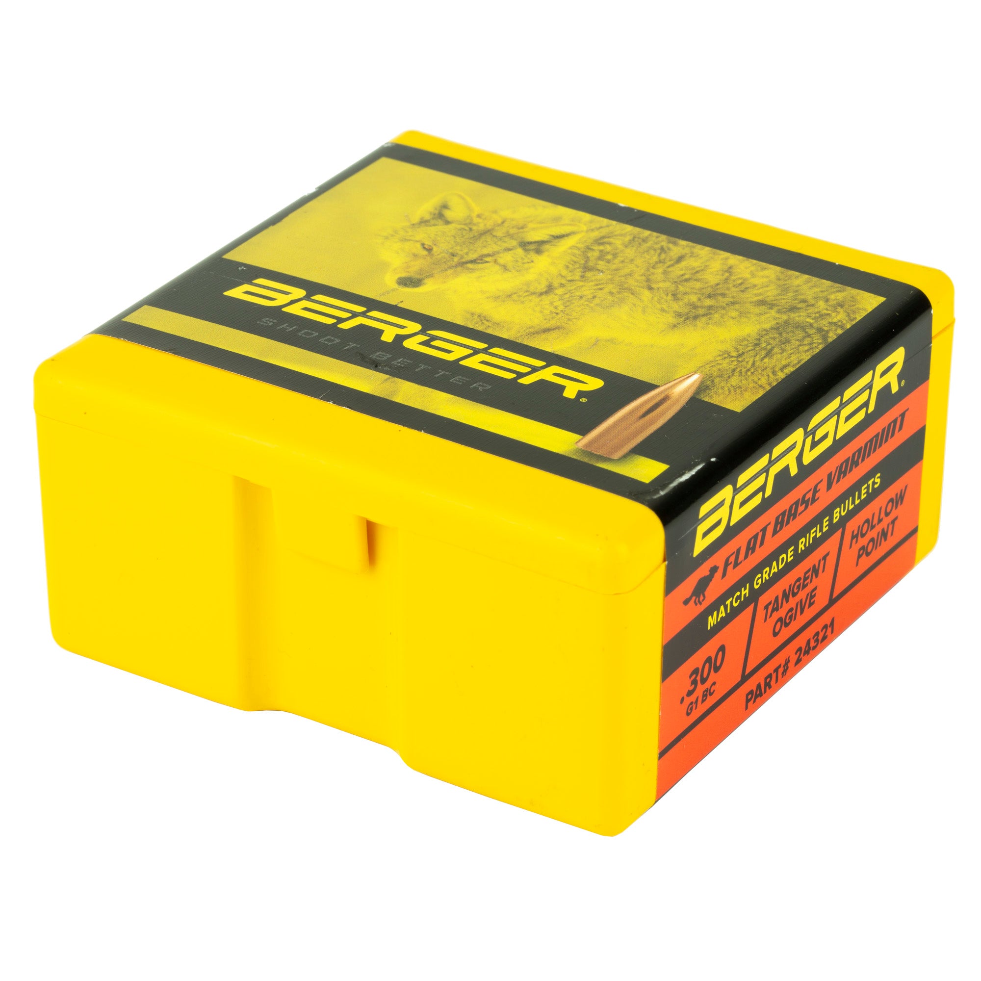Berger Bullets .243 80 Grain Varmint Flat Base Bullet - 100 Count