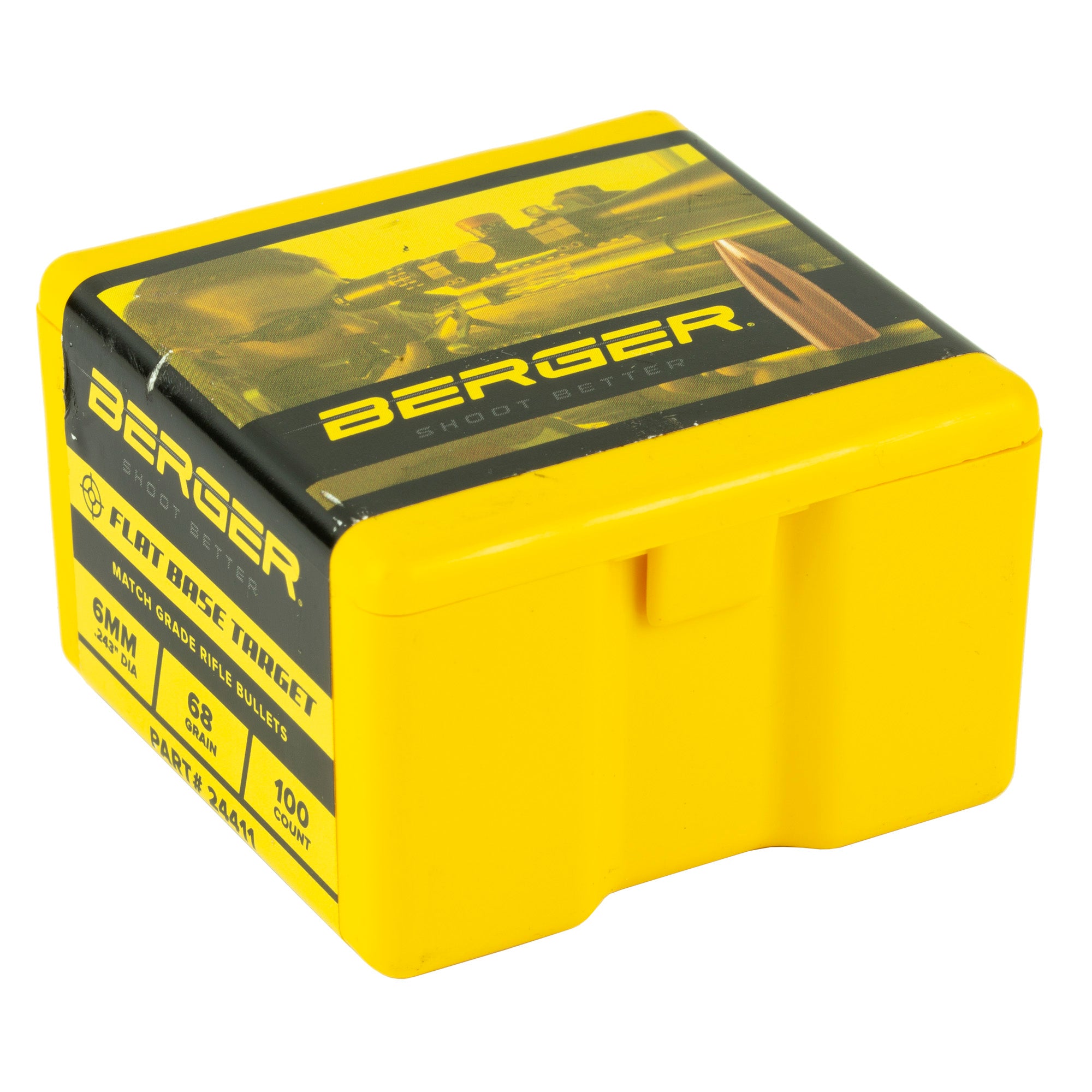 Berger Bullets .243 68-Grain FB Target - 100 Count