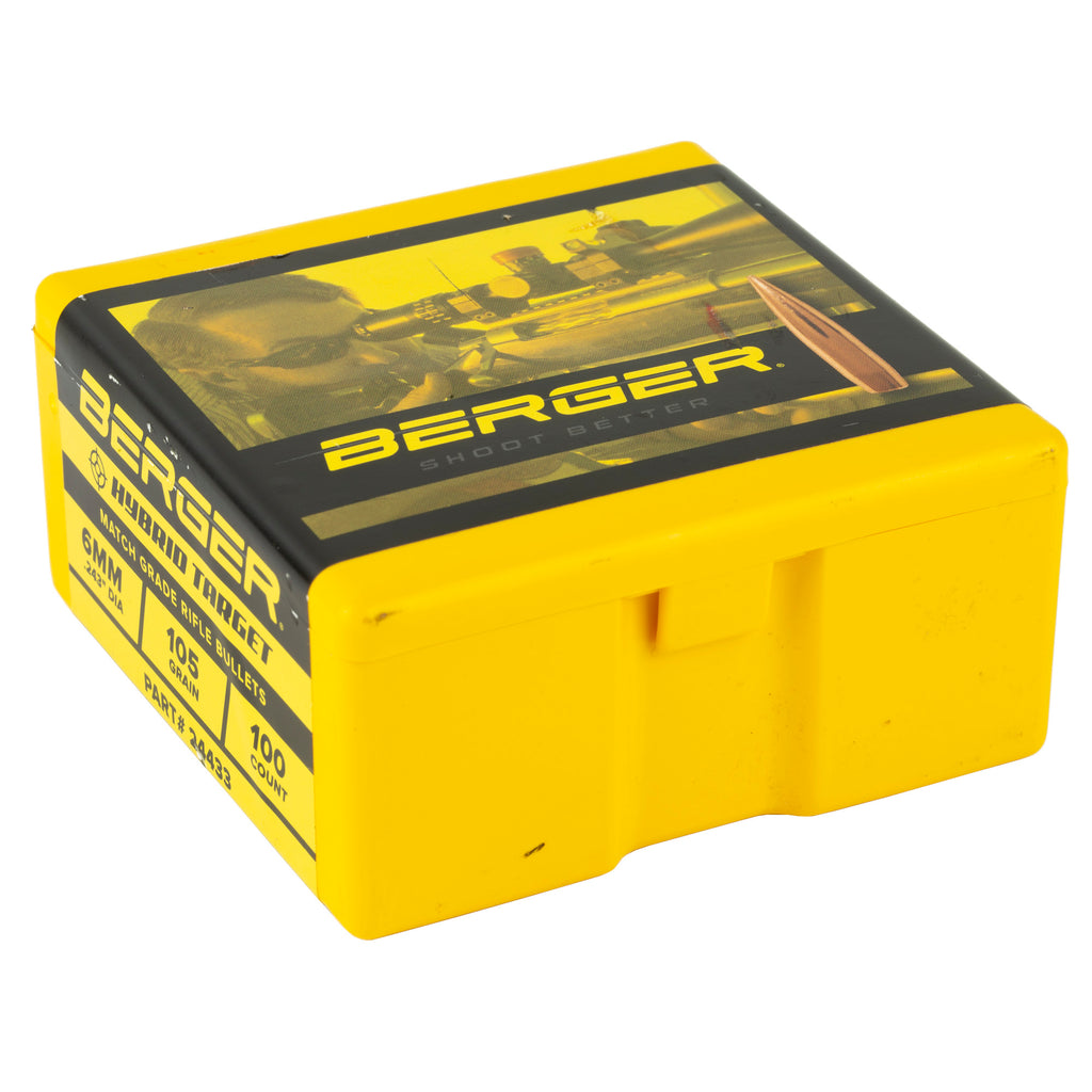 Berger Bullets .243 105-Grain Hybrid Target Bullet - 100 Pack