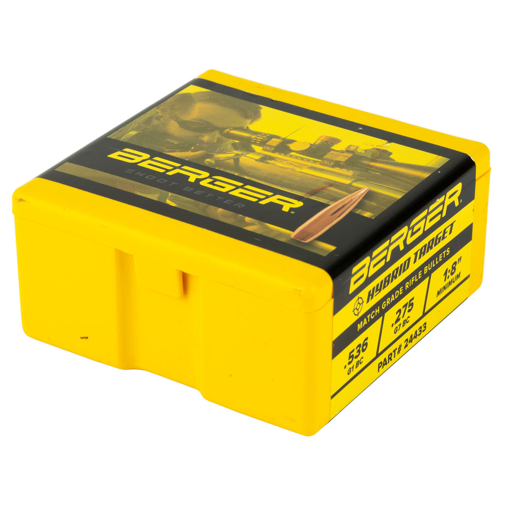 Berger Bullets .243 105-Grain Hybrid Target Bullet - 100 Pack