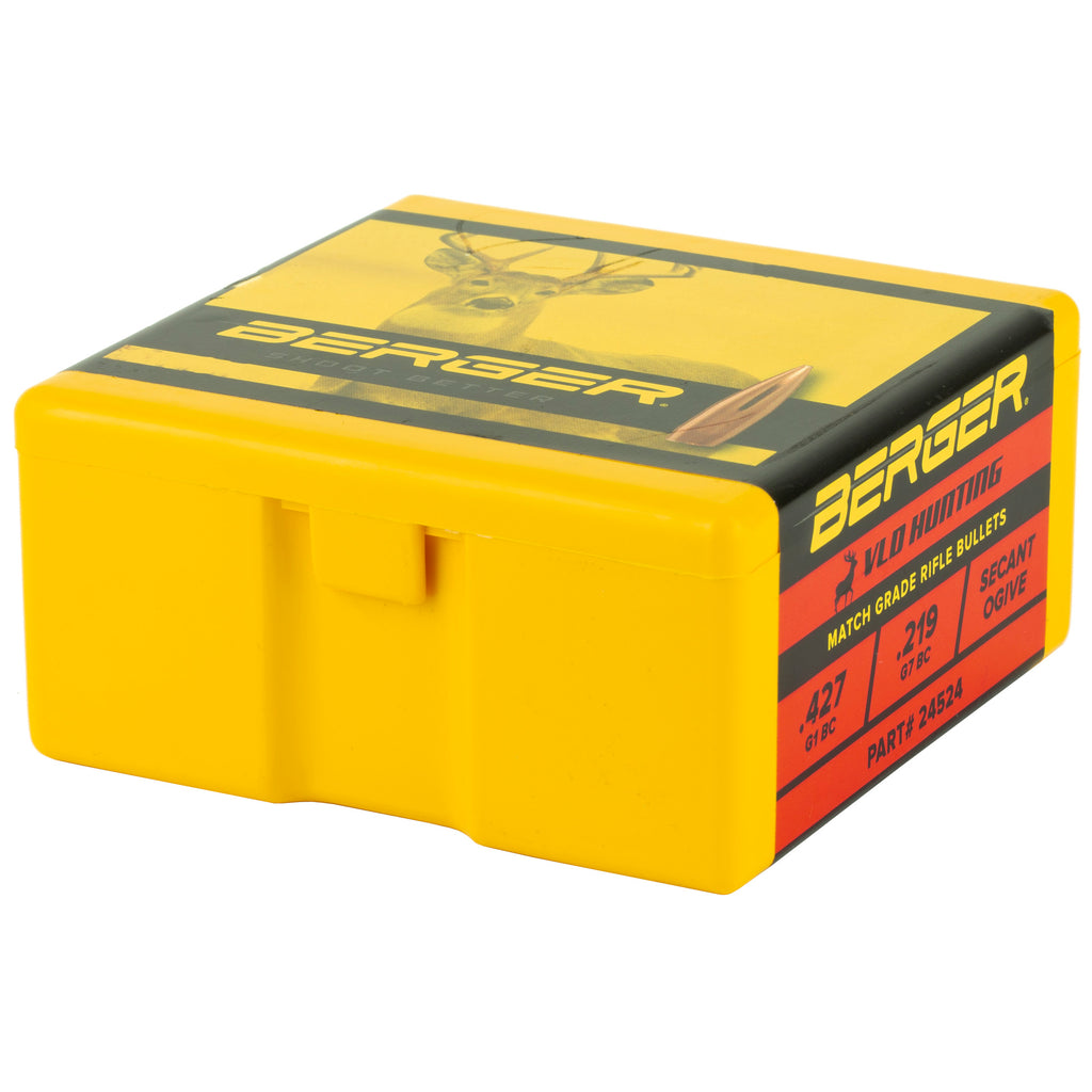 Berger Bullets .243/6mm 87-Grain VLD Hunting Bullets - 100 Count