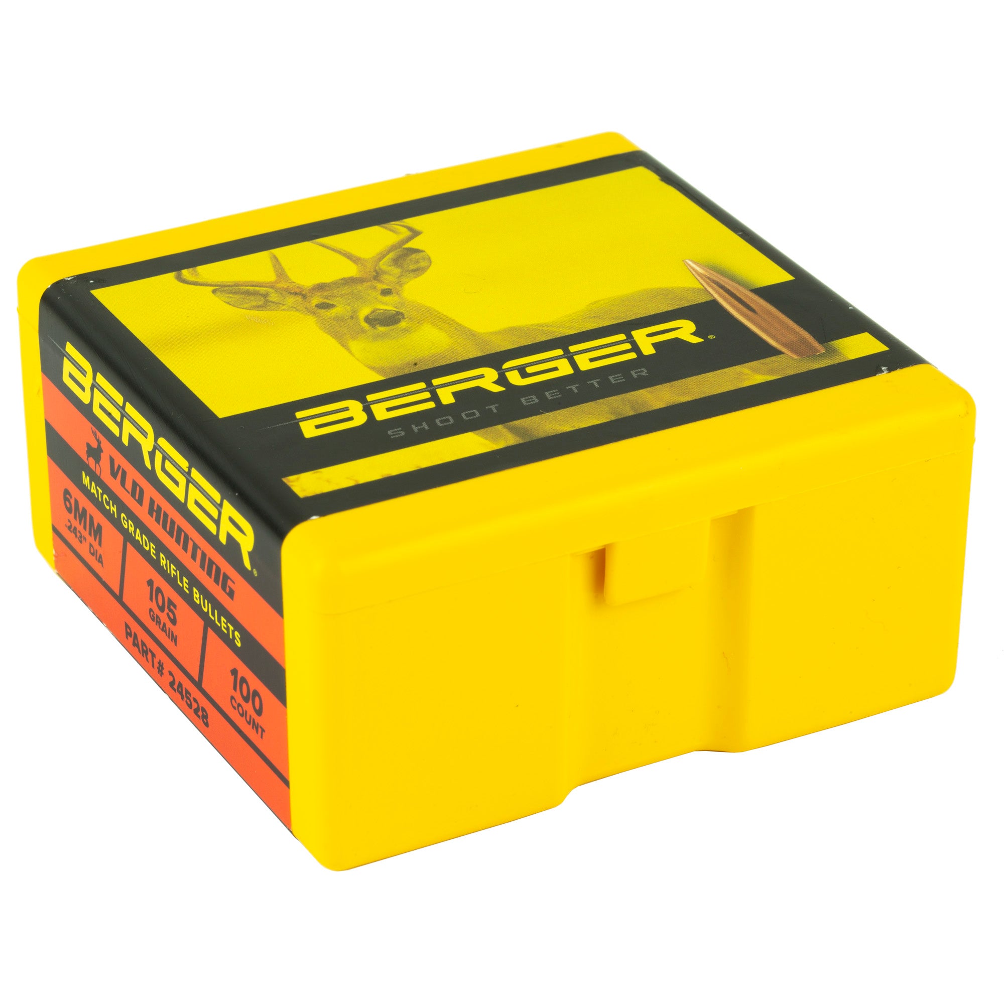 Berger Bullets .243 105 Grain VLD Hunting Bullet - 100 Count