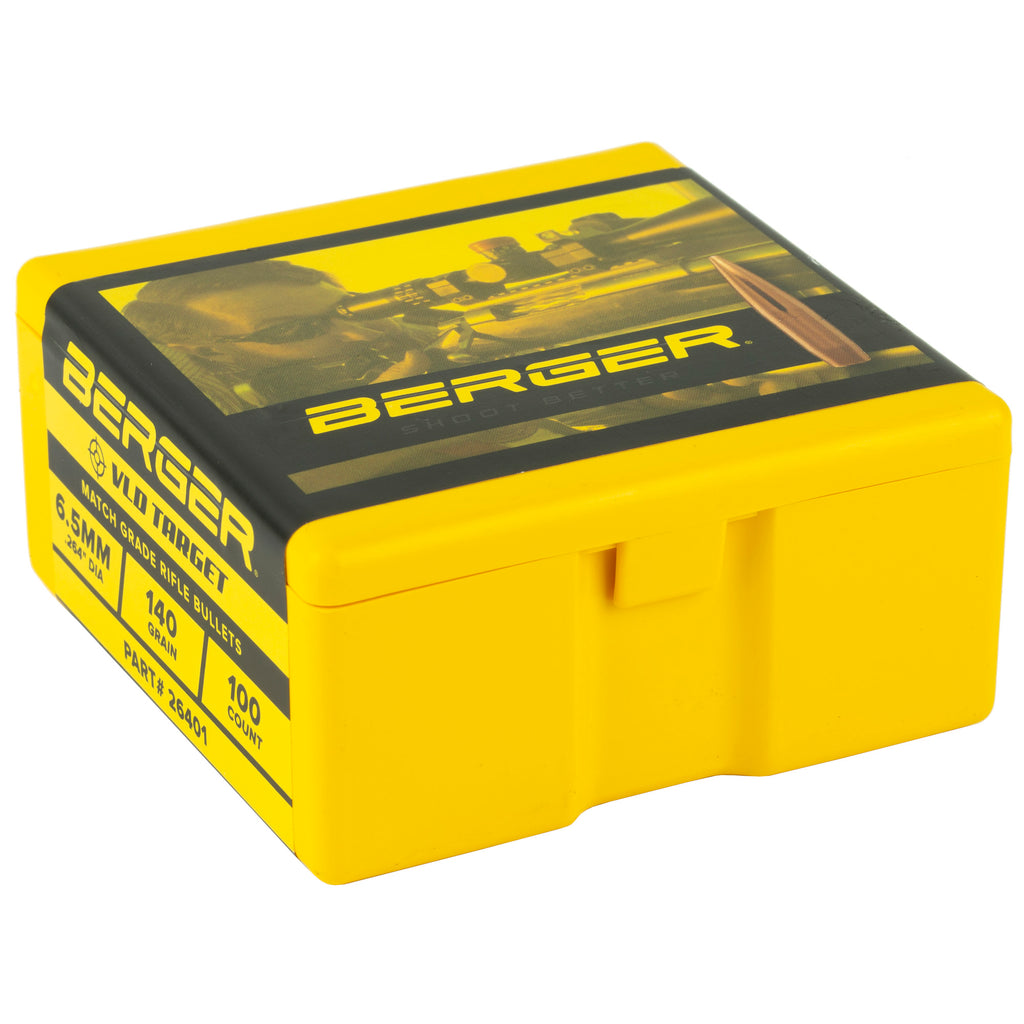 Berger Bullets .264 140 Grain VLD Target Bullets - Match Grade Precision for 6.5mm Rifles