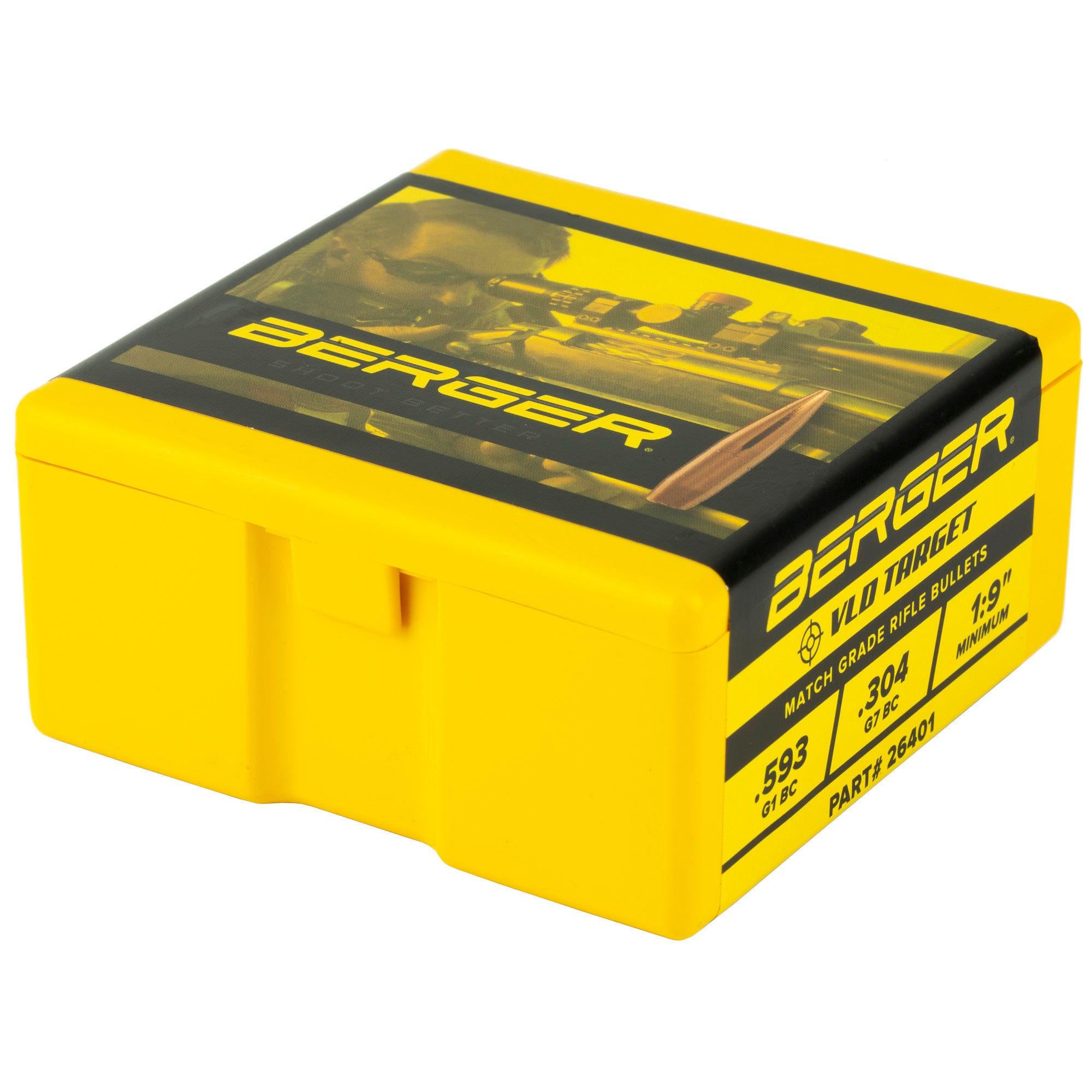 Berger Bullets .264 140 Grain VLD Target Bullets - Match Grade Precision for 6.5mm Rifles