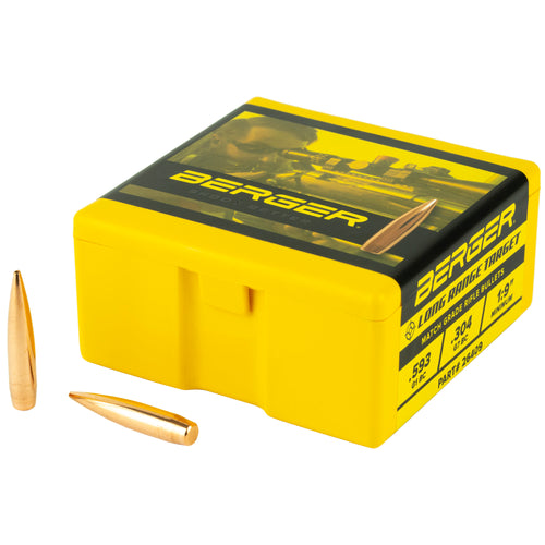 Berger Bullets .264 140 Grain Long Range BT Target – Precision Match Grade Ammunition
