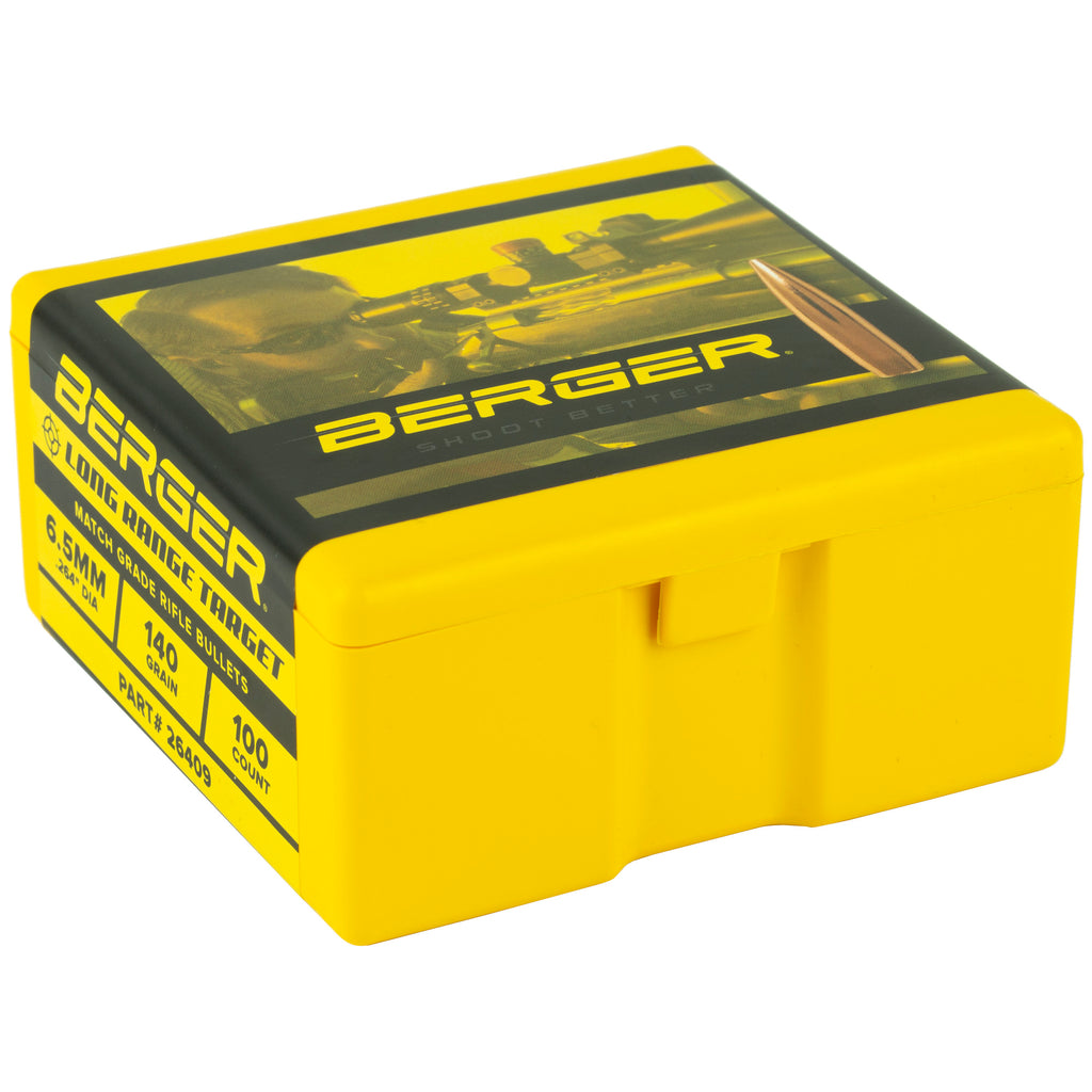 Berger Bullets .264 140 Grain Long Range BT Target – Precision Match Grade Ammunition