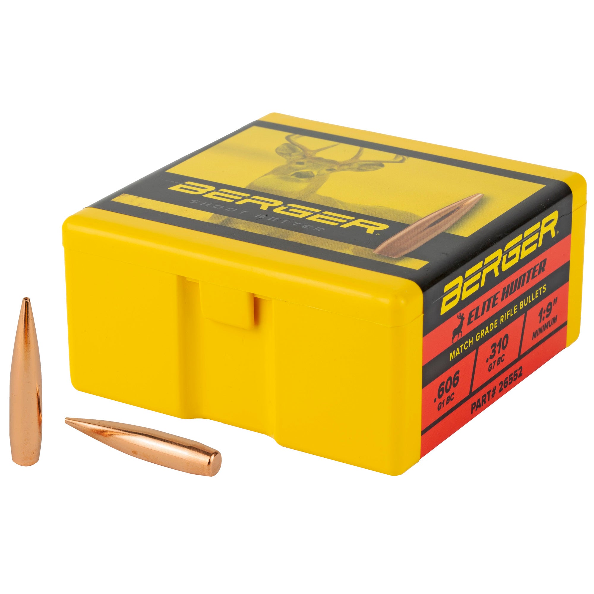 Berger Bullets 6.5mm Elite Hunter 140 Grain, 100 Count