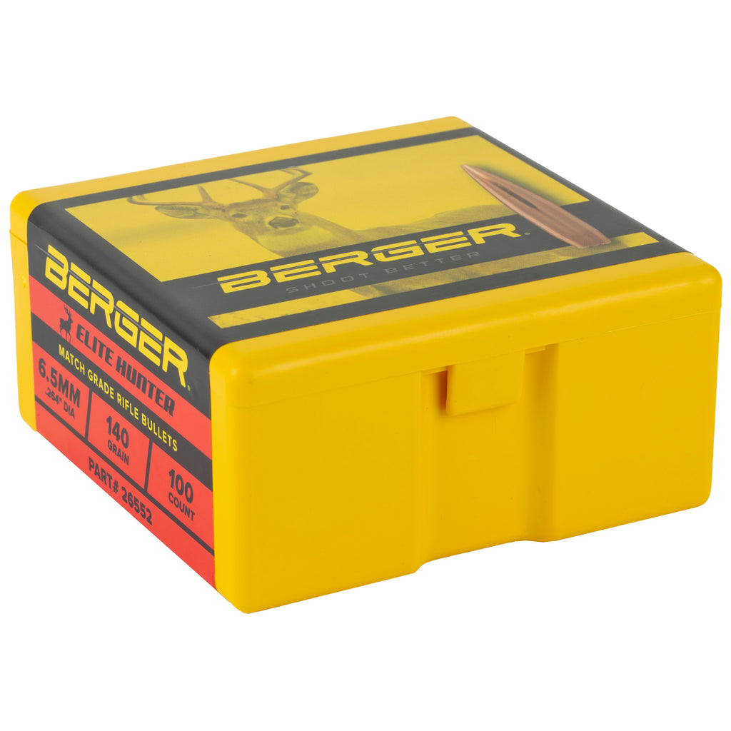 Berger Bullets 6.5mm Elite Hunter 140 Grain, 100 Count