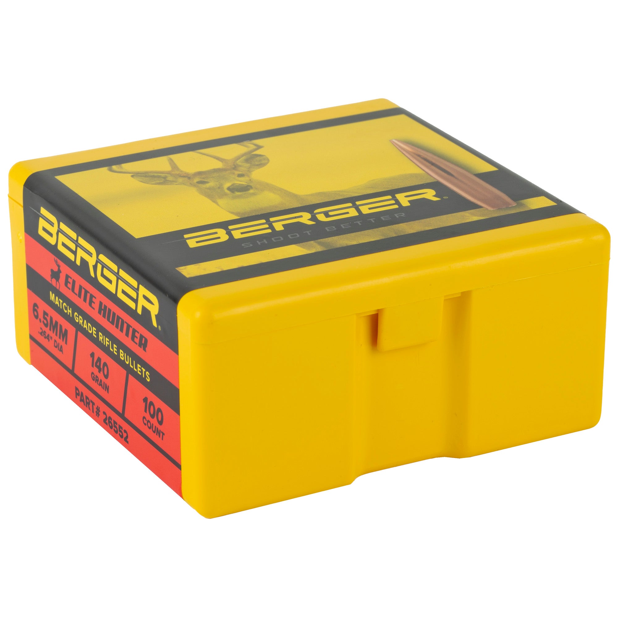 Berger Bullets 6.5mm Elite Hunter 140 Grain, 100 Count