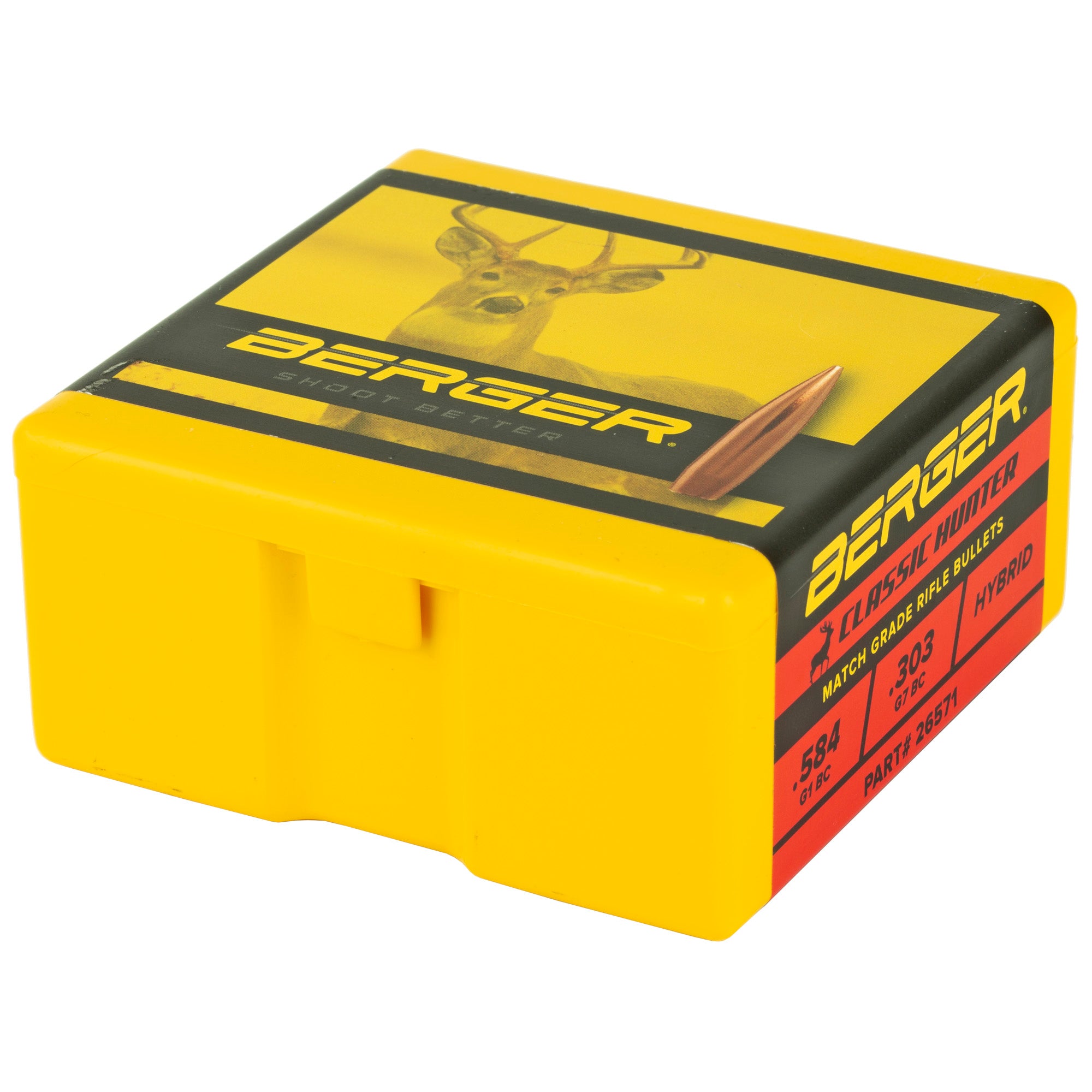 Berger Bullets .264 135 Grain Classic Hunter For 6.5mm Rifles - Box of 100
