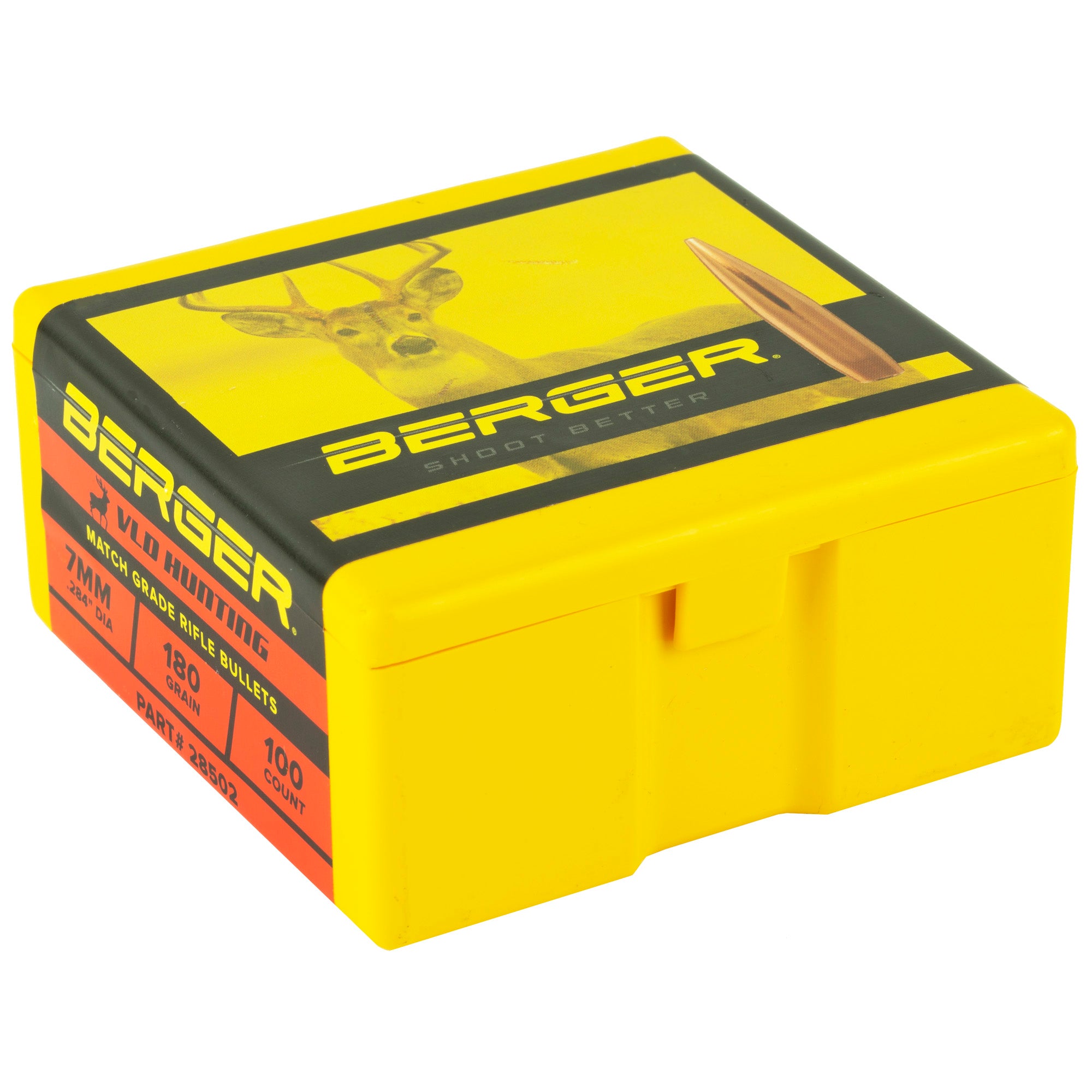 Berger Bullets .284 180 Grain VLD Hunting Bullets - Perfect for Precision Shooting