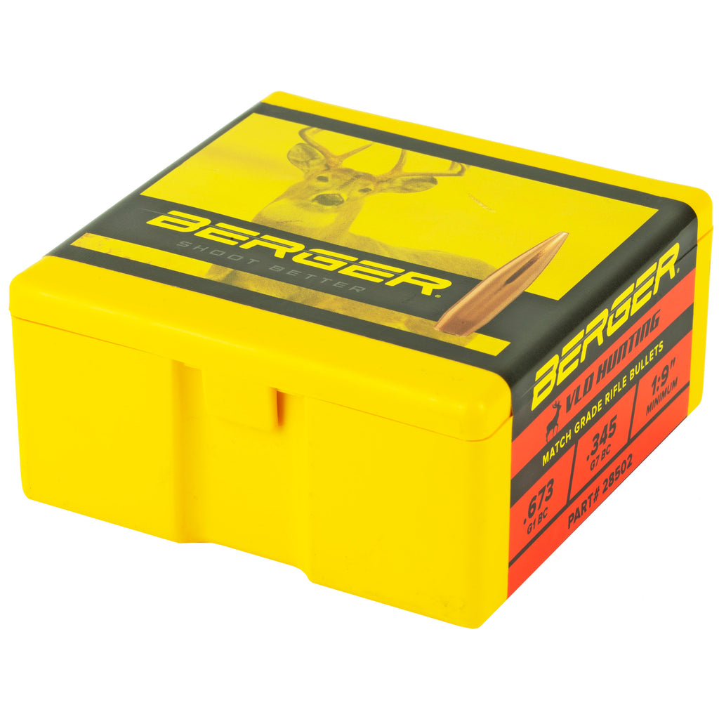 Berger Bullets .284 180 Grain VLD Hunting Bullets - Perfect for Precision Shooting