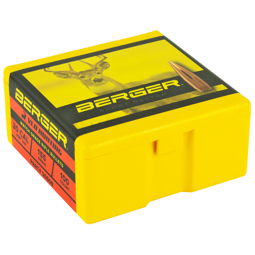 Berger Bullets .308 155 Grain VLD Hunting – 100 Count