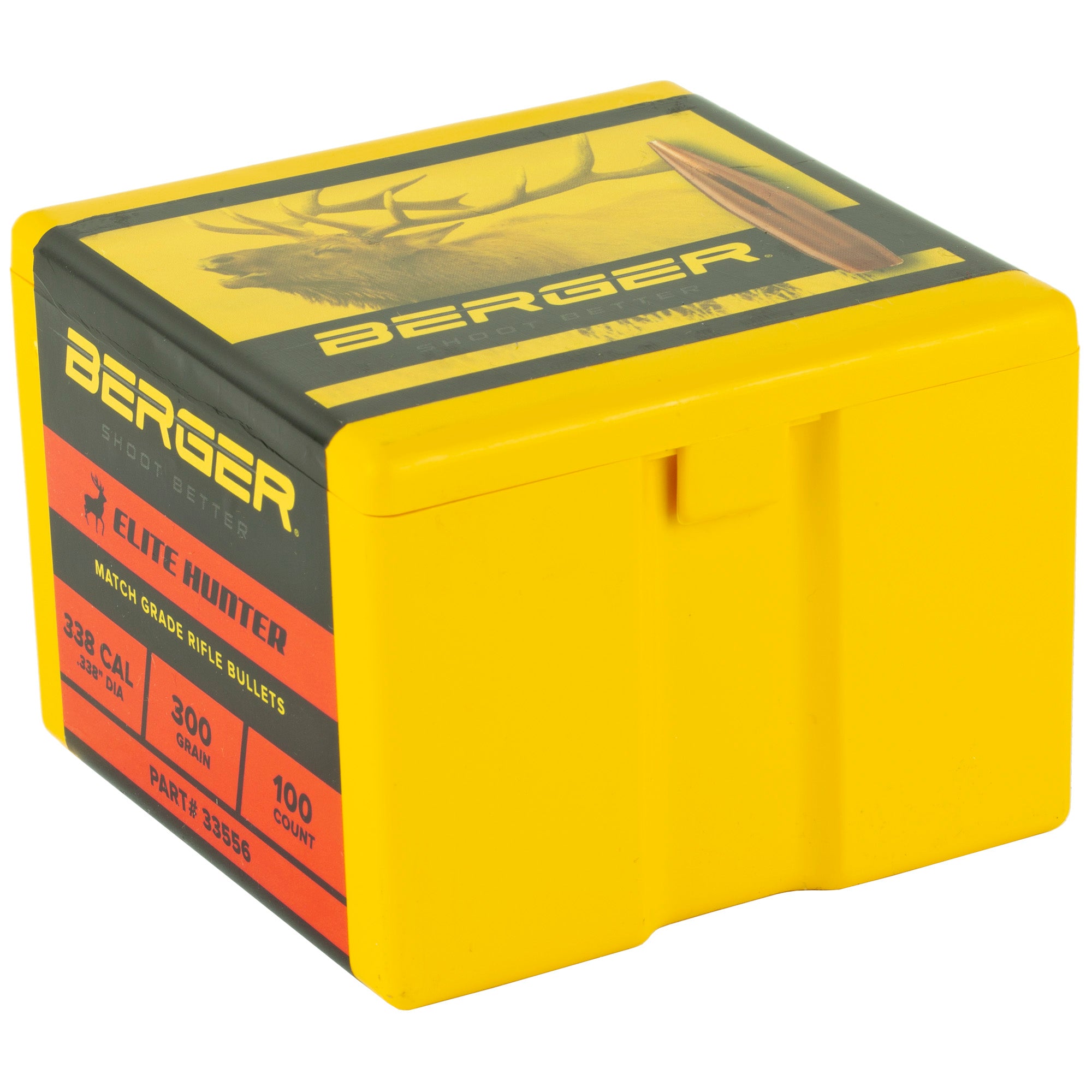 Berger Bullets Elite Hunter .338 Caliber 300 Grain, Box of 100