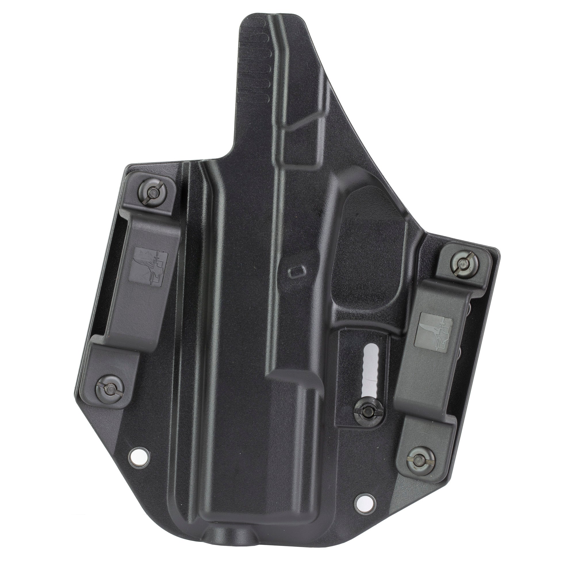 Bravo Concealment BCA Outside Waistband Holster for Glock 17 - Right Hand, Black Polymer